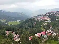 Kaithu with Annadale locality and ground as viewed from uphill