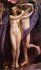 Cupid and Psyche, by Annie Swynnerton (1891)