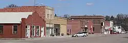 Downtown Ansley, seen from the southeast