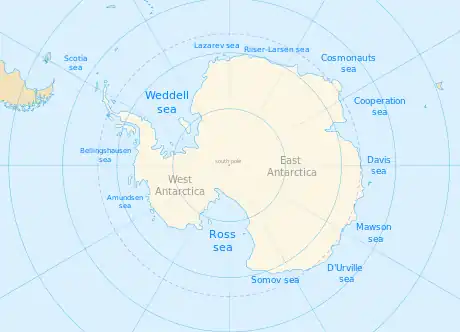 Image 50Seas that are parts of the Southern Ocean (from Southern Ocean)