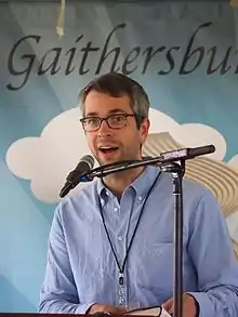 Reading at the 2016 Gaithersburg Book Festival