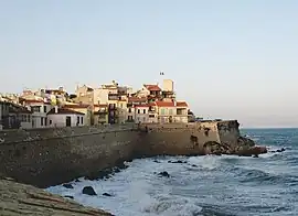 October 2006 view of Antibes by the Mediterranean