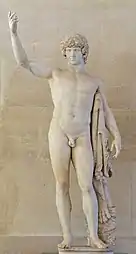 The Antinous Braschi type at the Louvre