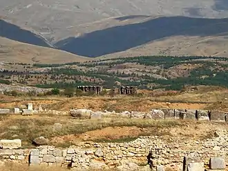 A panorama of Antioch, Pisidia.