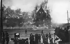 Antlers Hotel fire in 1898 in Colorado Springs, Colorado