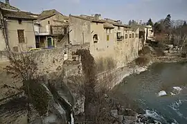 A view from Aouste bridge, over the Sye river