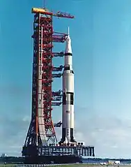 Rollout of Apollo 11's Saturn V to the launch pad