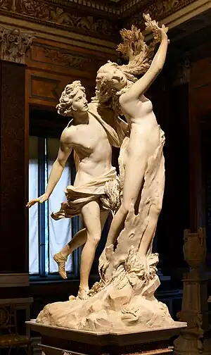 Apollo and Daphne (1622) by Gian Lorenzo Bernini