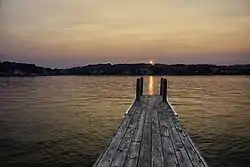 Sunset at Apple Valley Lake