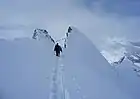 Approaching summit of Saint Nicholas Peak