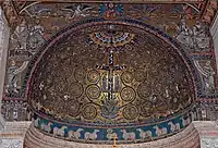 12th century apse mosaic from Basilica di San Clemente in Rome.