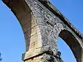 Detail of the aqueduct arches