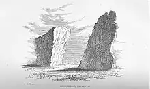 Meini Hirion, Bryn Gwyn stones,Anglesey (1872, p. 34c)