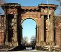 Arch of New Holland Island, Saint-Petersburg