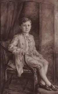 Lord Montgomerie (17th Earl) in 1921 from a painting presented by the tenantry of Eglinton estates