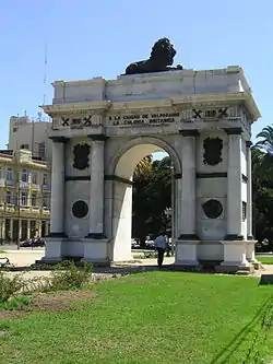 Arco Británico in Valparaíso