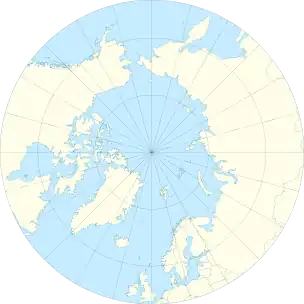 Mjølnir crater is located in Arctic