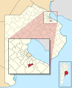 location of Presidente Perón Partido in Gran Buenos Aires