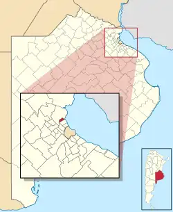 Location of continental part of San Fernando Partido in Greater Buenos Aires and Buenos Aires Province