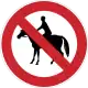 No equestrians