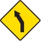 Curve to left