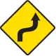 Double sharp turn, first to right