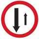 Yield to oncoming traffic