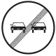 End of overtaking prohibition