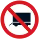 No trailers