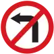 No left turn