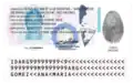 Current resident DNI specimen for a temporary foreigner.