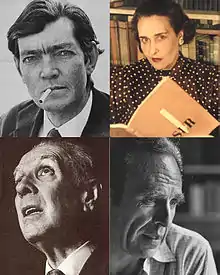 Image 25Argentine literary figures: Julio Cortázar, Victoria Ocampo, Jorge Luis Borges and Adolfo Bioy Casares (from Culture of Argentina)