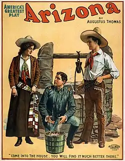 Image 93Arizona poster, by the U.S. Lithograph Co (edited by Jujutacular) (from Wikipedia:Featured pictures/Culture, entertainment, and lifestyle/Theatre)