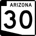 State Route 30 marker