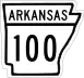 State Road 100 marker