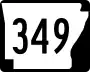 Highway 349 marker