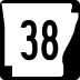 Highway 38 marker