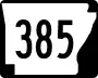 Highway 385 marker