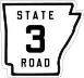 State Road 3 marker