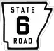 State Road 6 marker