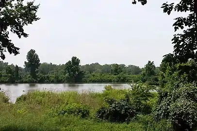 Arkansas River between Van Buren and Fort Smith, Arkansas