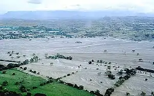 Image 42Lahar flows from the 1985 eruption of Nevado del Ruiz, which totally destroyed Armero in Colombia (from Types of volcanic eruptions)