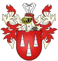 Arms of the de Keghel family, Bourgeois of Brussels until the 16th century.