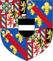 Arms of Maximilian and his father Adolphe.