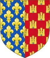 Arms of Alphonse, Count of Poitiers