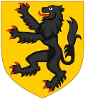 Coat of arms of Flanders (based on the comital coat of arms, 12th century)