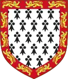 Jean of Montfort's coat of arms.