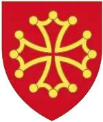 Coat of arms of the counts of Toulouse, 13th century of Toulouse