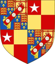 Arms of Beauclerk (Stuart), dukes of Saint-Albans, heirs to the de Vere lands