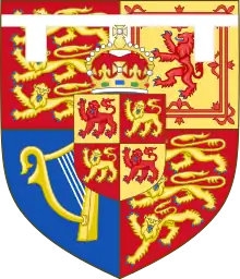 A label of three points argent, Coat of Arms of the Prince of Wales